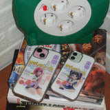 Brush Girl Magazine phone case (Pigtails)