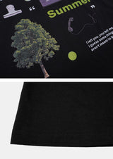 Green Summer Overfit T-Shirt