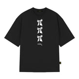 HOLY RIBBON OVER FIT SHORT-SLEEVED T-SHIRT_BLACK