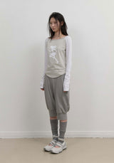 Star Reglan Long Sleeve / Off White
