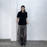Structural Pleated Drawstring Pants