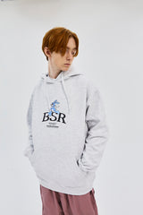 BSR SUNDAY RABBIT HOODIE HEATHER GREY