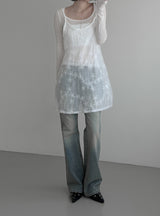 Ubel bootcut denim pants