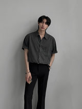 ASCLO Nylon Pigment Short Sleeve Shirt (5color)