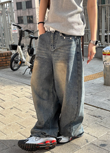 [Unisex] ダメージウォッシングノースリーブ(4color)