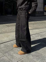 BASE BOUBLE KNEE NON-FADE DENIM