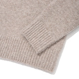 COLLECTION ROUND NECK KNIT [OAT MEAL]