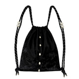 Drop Pearl Gym Sack [Black]