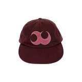BASIC LOGO WASHED CAP (BURGUNDY)