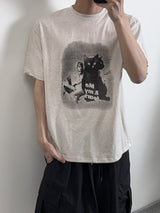 フィアーキャットハーフTシャツ