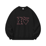 RÖFF IN HEART SEMI OVER FIT SWEATSHIRT (3color)