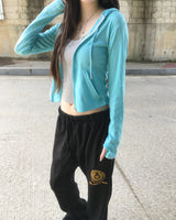 Sagging flare pants