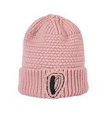 [MADE] Doyoubi シグネチャーステッチ刺繍ツイストビーニー [Pink]