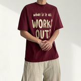 Work boxy fit short-sleeved shirt (4 colors)