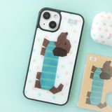 PUPPY WHITE case (glass bumper)