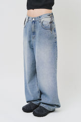 (W) Misty String Wide Denim (2color)