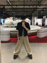 Diato Curved Dart Cotton Pants 5C
