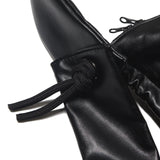 LEATHER TRANSFOAM BAG-BLACK
