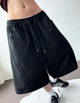 Bide Cotton Stitch Balloon Bermuda Shorts 2color