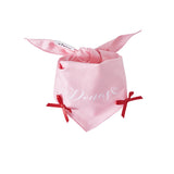 Naming merry ribbon bandana (Pink)