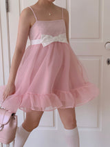 [by LILLOVE] étoile pink mini dress