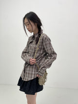 Neucha Wave Shirt Tabac Check
