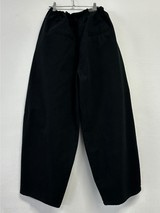 PEACH FLEECE🍑AMERICAN BIG OVER COTTON BALLOON PANTS 🤎💜🖤3COLOR
