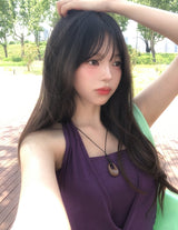 Berry Wrap Halter Sleeveless