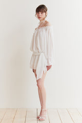 ANGEL HOOK DRESS white
