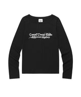 ダブルシンフォニーロングスリーブTシャツ ブラック(CV2EFFT554A)