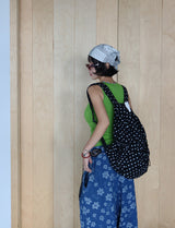 Dot dot string pocket backpack