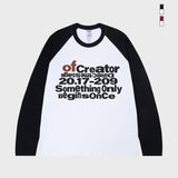 [UNISEX]オフクリエイターラグランロングスリーブTシャツ