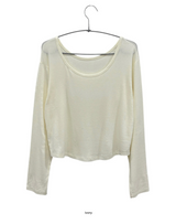 フェナルーズフィットウールUネック長袖Tシャツ（3c）