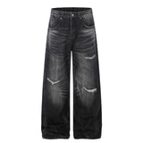 Zeni Washed Wide Denim