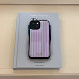 ストライプエポキシバンパーケース (Purple)