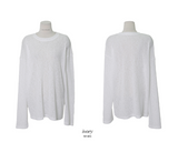 Daily Linen Round T-Shirt (4color)