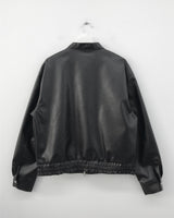 Rivet Motor Leather Jacket (2color)