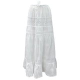  Garden Ethnic Lace Bustier & Long Maxi Skirt 2PCS SET (Ivory)
