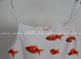 Goldfish lace cancan two-piece set
