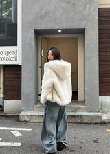 HOLIDAY HOOD FUR JACKET