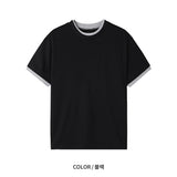 レイヤードクロップショートスリーブ (3color)