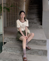 ラムーレタリング半袖Tシャツ