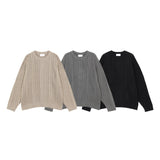Oversized Cable-Knit Wool Sweater