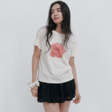 Basic Rose T-shirt (Cream)