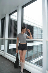 Mini Checked Shorts