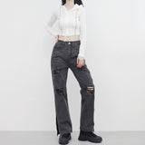 Ned Buckle Suede Middle Boots