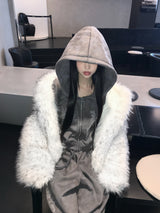 アイスバーグファーフーディーコート(2 color
