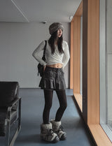 Poning Wrap Hooded Cardigan