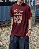 ウィーバー プリント オーバーサイズ ハーフスリーブ Tシャツ