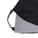 [Haesu Collaboration] Contour Belted Bag (Nylon Black)